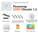 ZONT Climatic 1.2 Погодозависимый автоматический GSM / Wi-Fi регулятор (1 ГВС + 2 прямых/смесительных) по цене 51500 руб.