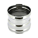 Купить Соединитель мама-мама D 125 для дымохода из нержавеющей стали Прок